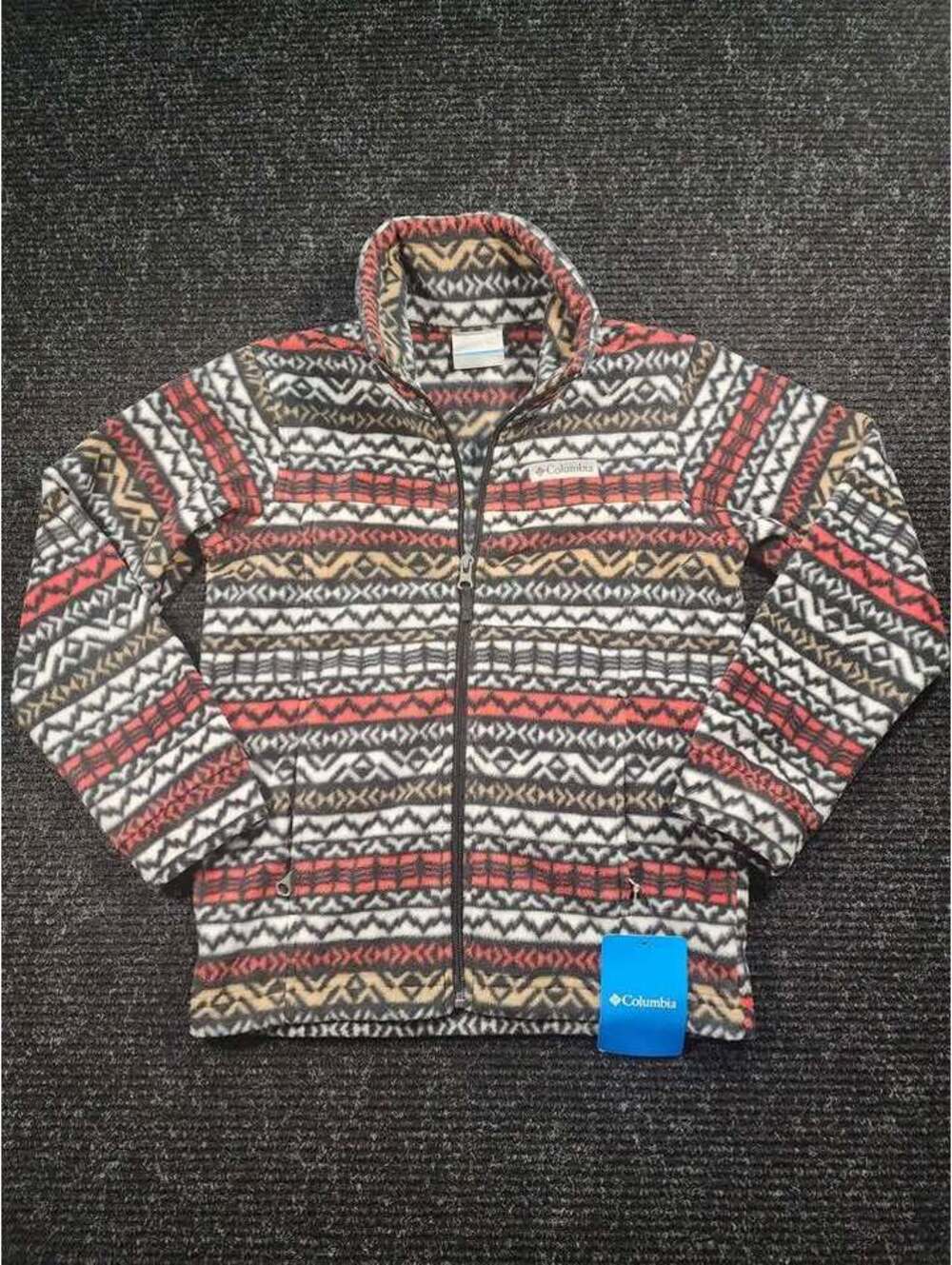NWT Columbia Youth S Granite Mountain Printed Fleece Jacket